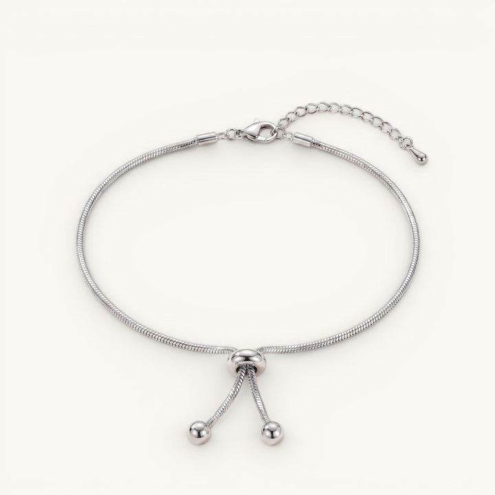 Drop Anklet Silver