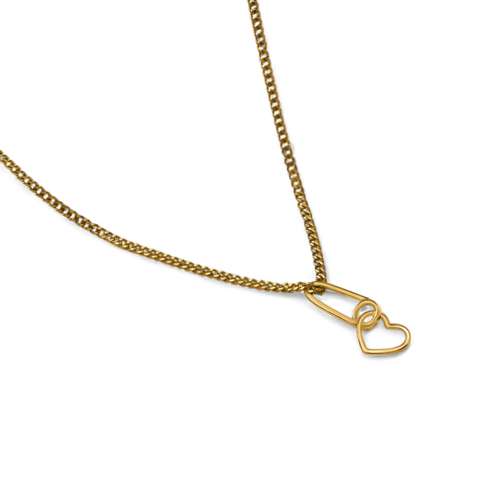 Paperclip Heart Necklace