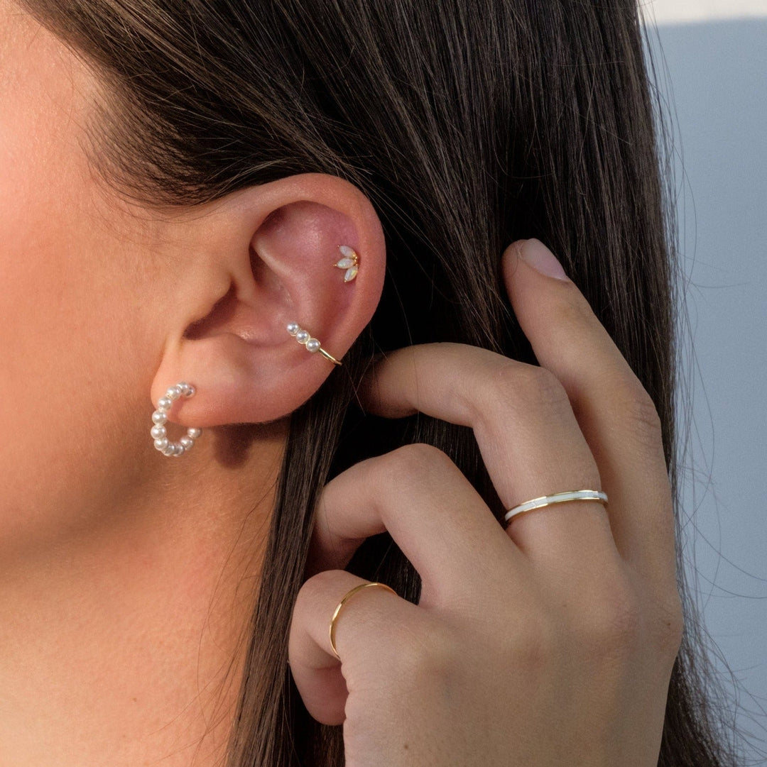 Pearl Hoops