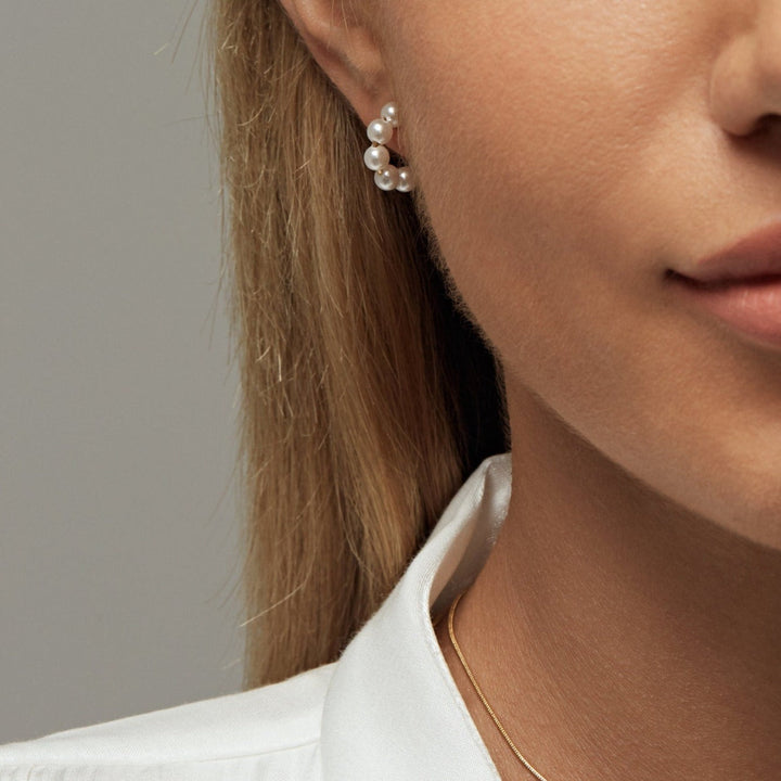 Pearl Hoops