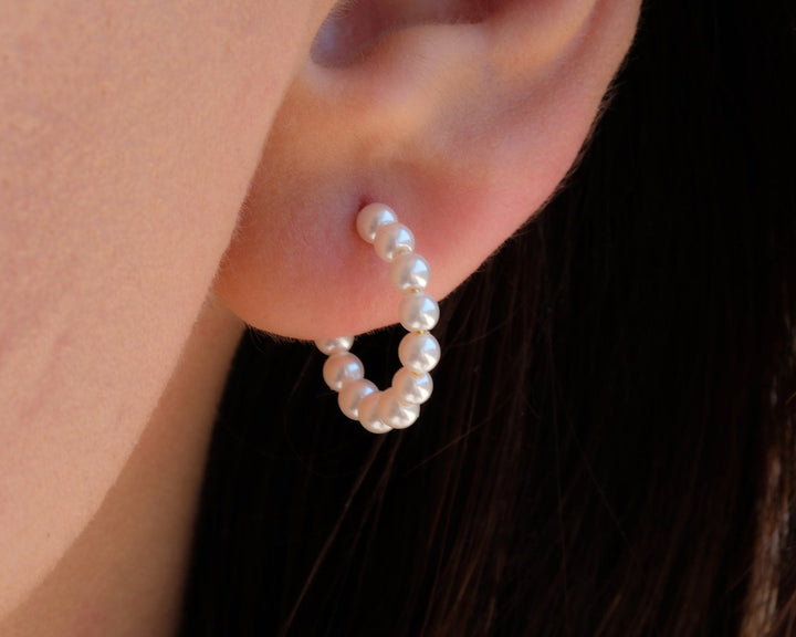 Pearl Hoops