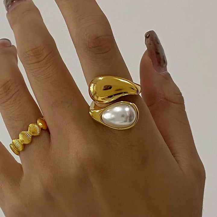 Pearl Wrap Around Ring