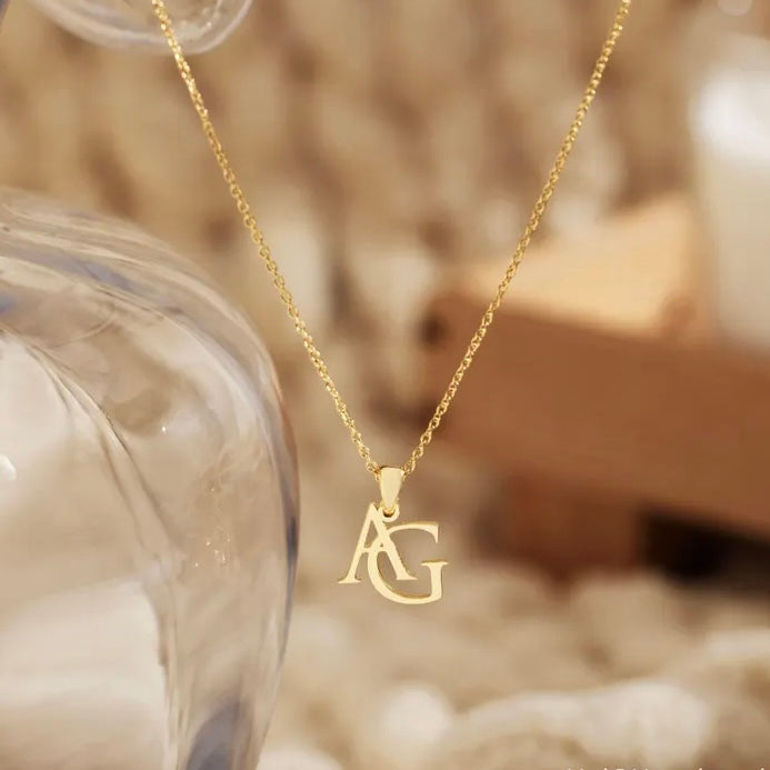 Personalized Gift - Double Initial Necklace