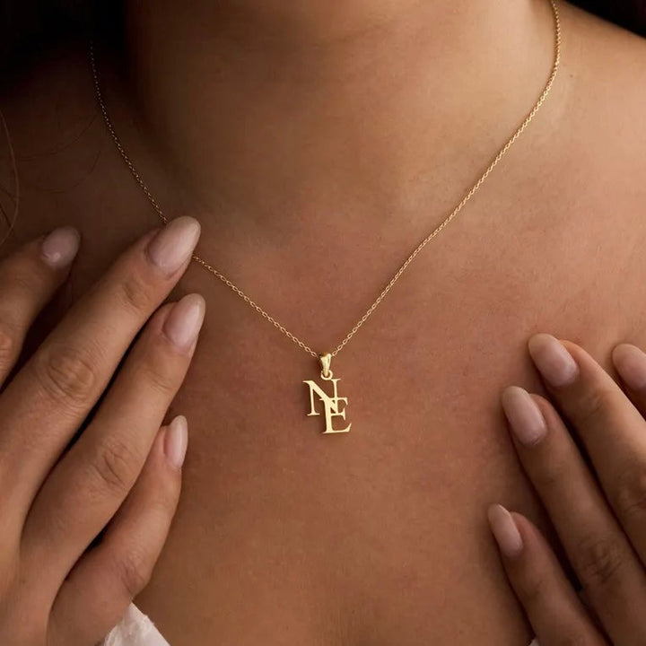 Personalized Gift - Double Initial Necklace