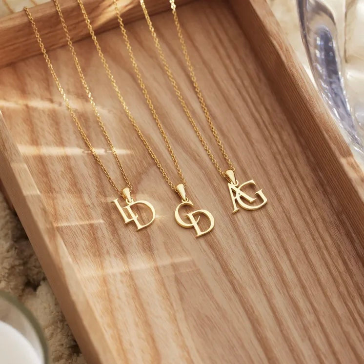 Personalized Gift - Double Initial Necklace