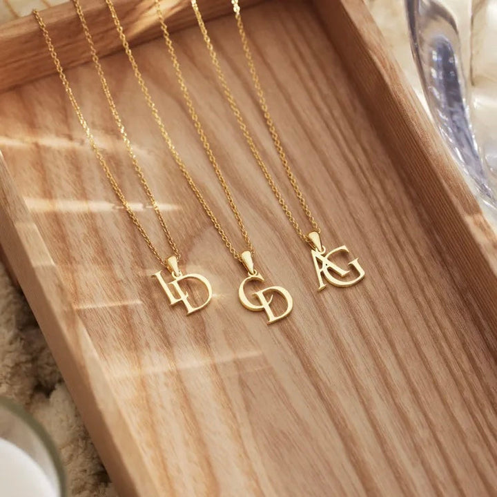 Personalized Gift - Double Initial Necklace