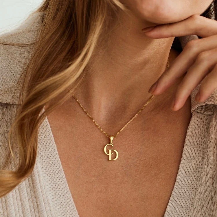 Personalized Gift - Double Initial Necklace