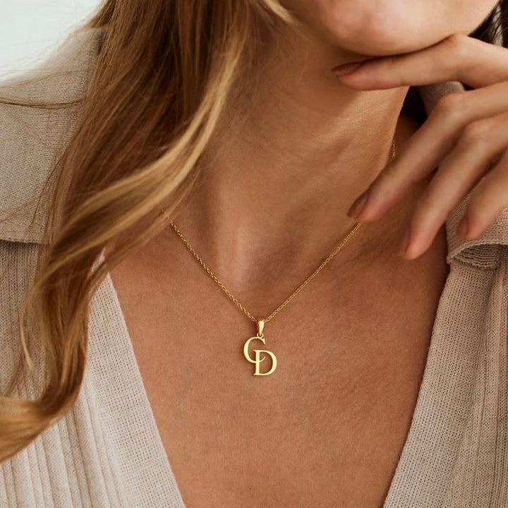 Personalized Gift - Double Initial Necklace