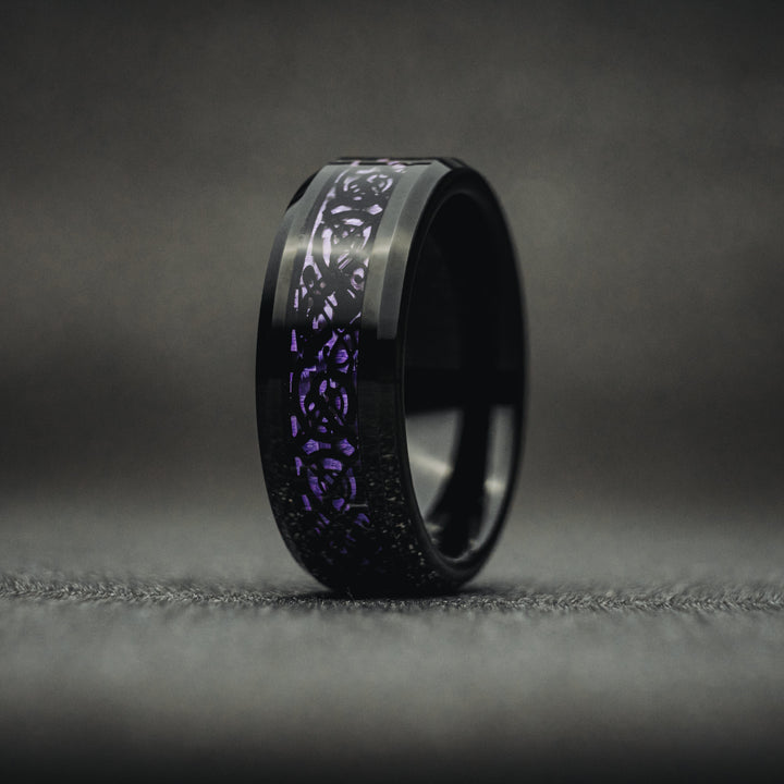 Dragon Ring - Purple & Black
