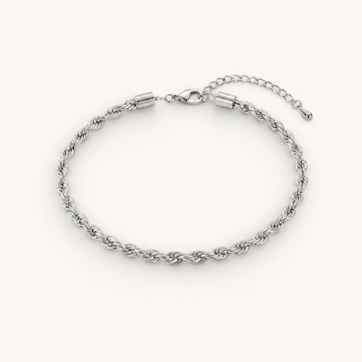 Rome Anklet Silver