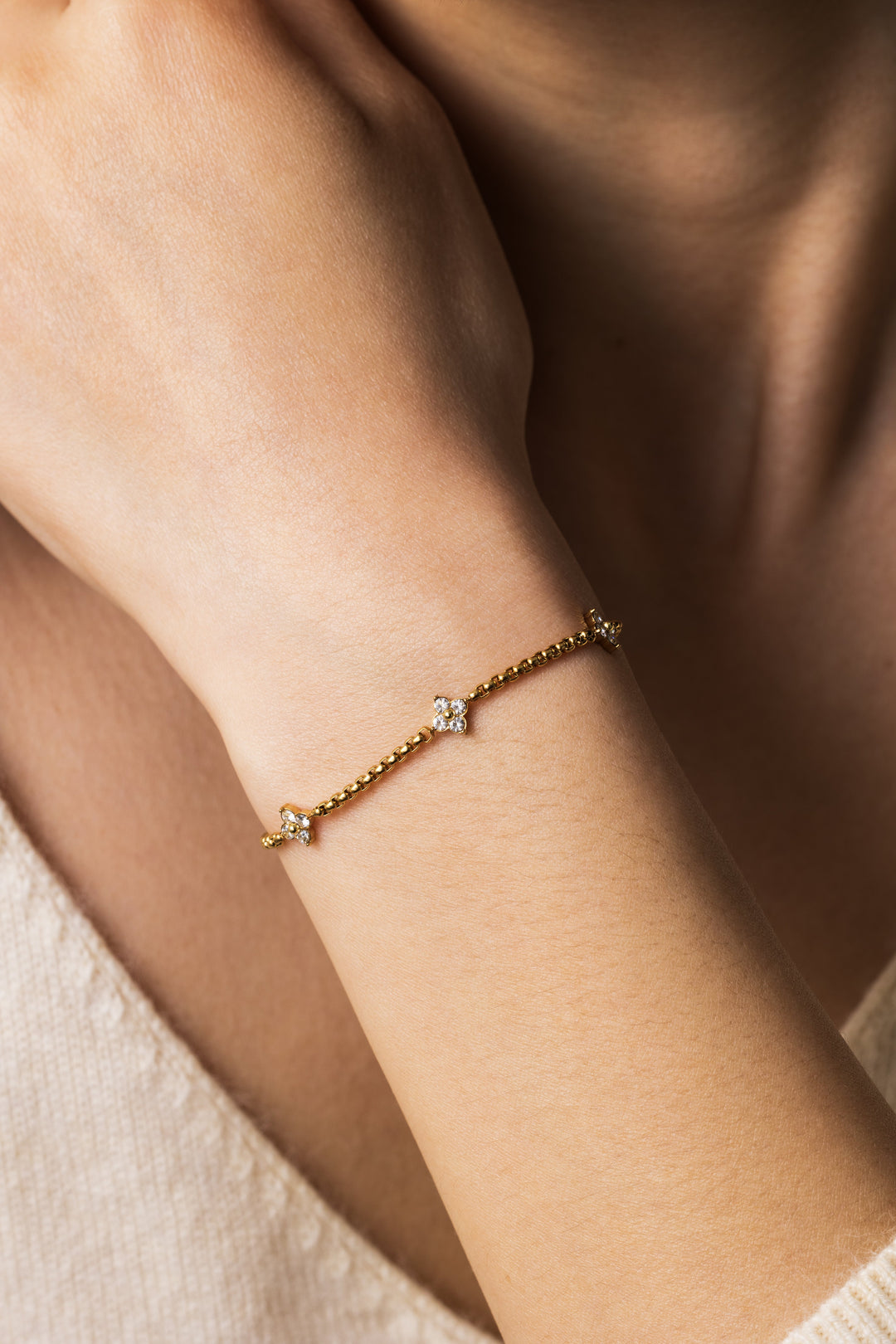 Radiant Clover Bracelet