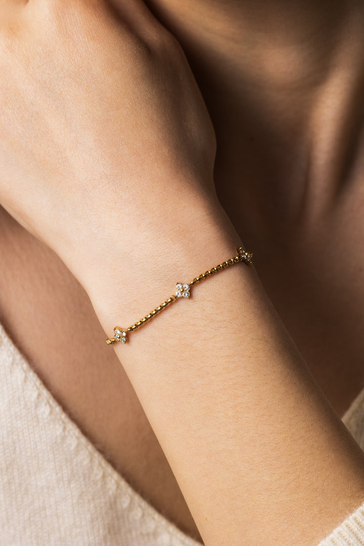 Radiant Clover Bracelet
