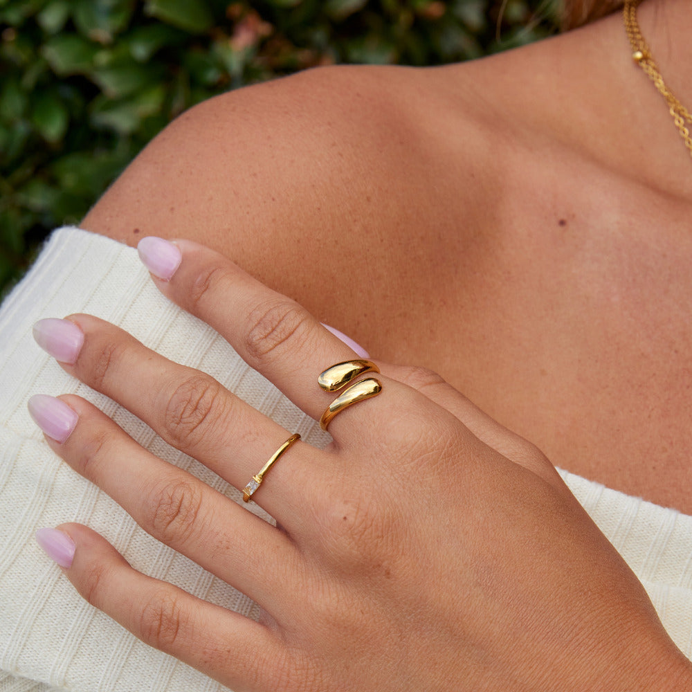 Raven Ring – Gold Wrap (18K)