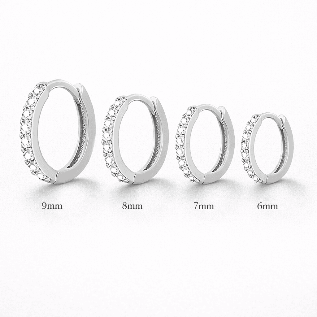 REFINED THIN HOOP EARRINGS