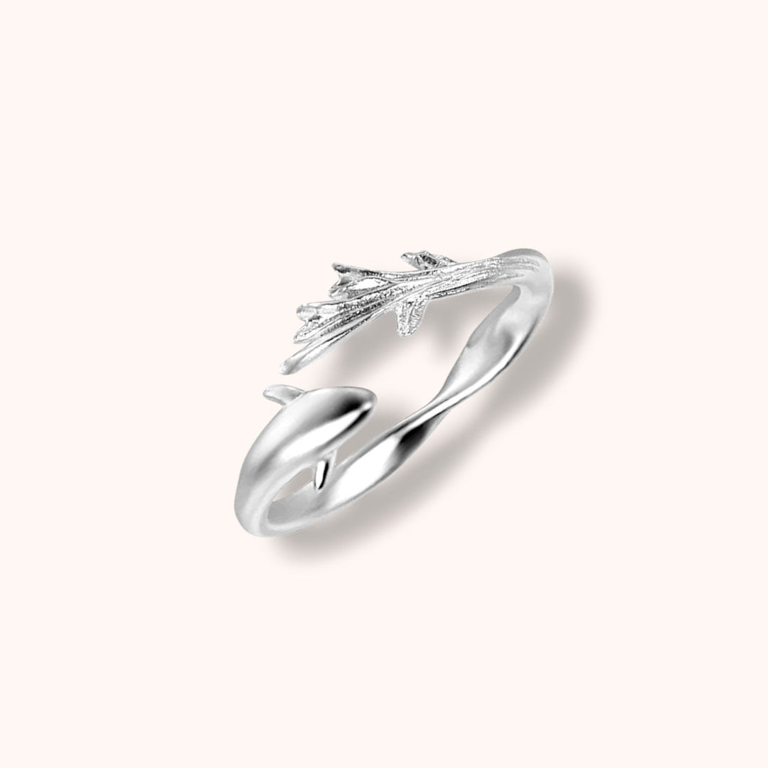 Minimal Dolphin 925 Sterling Silver Ring