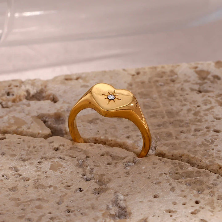 Celestial Love Ring - 18k Gold