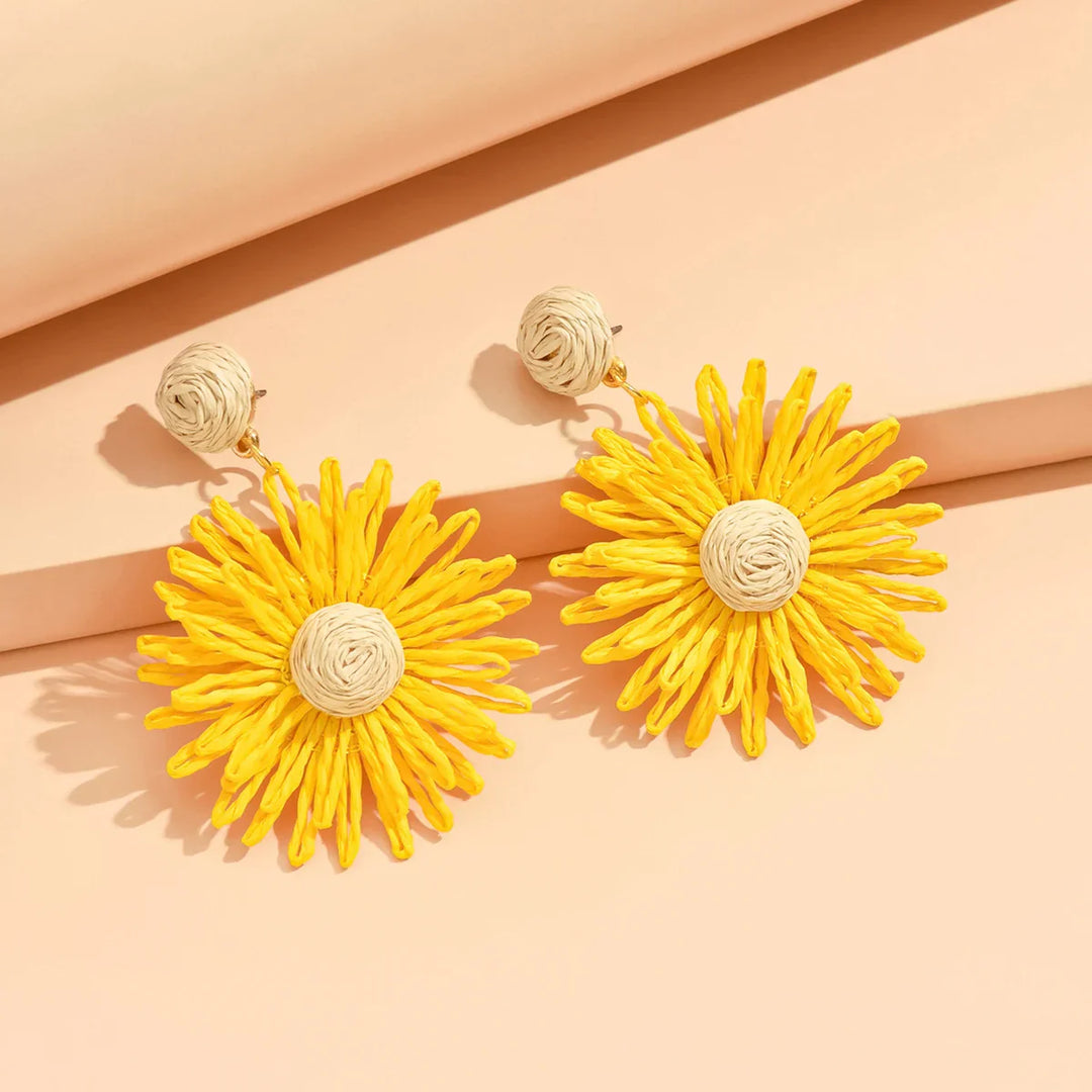 Azmara Sunburst Statement Earrings