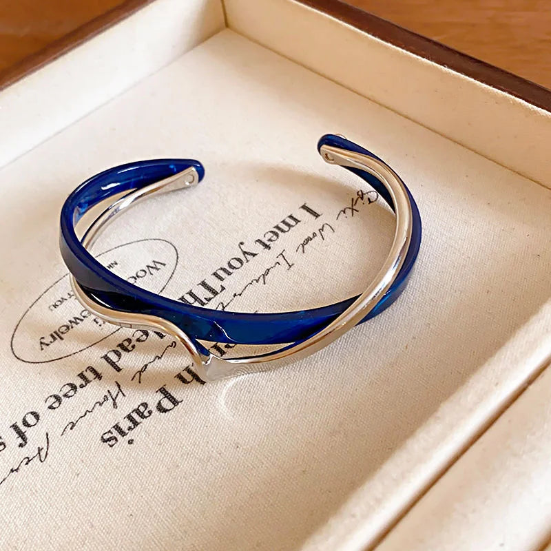 Adriana Wave Frame Bracelet