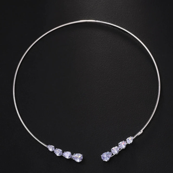 Women's Exquisite Sparkling Wedding Banquet Nacklace