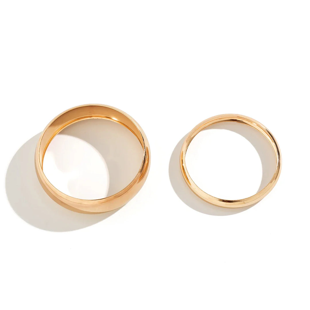 Zeraphine Bold Curve Bangles