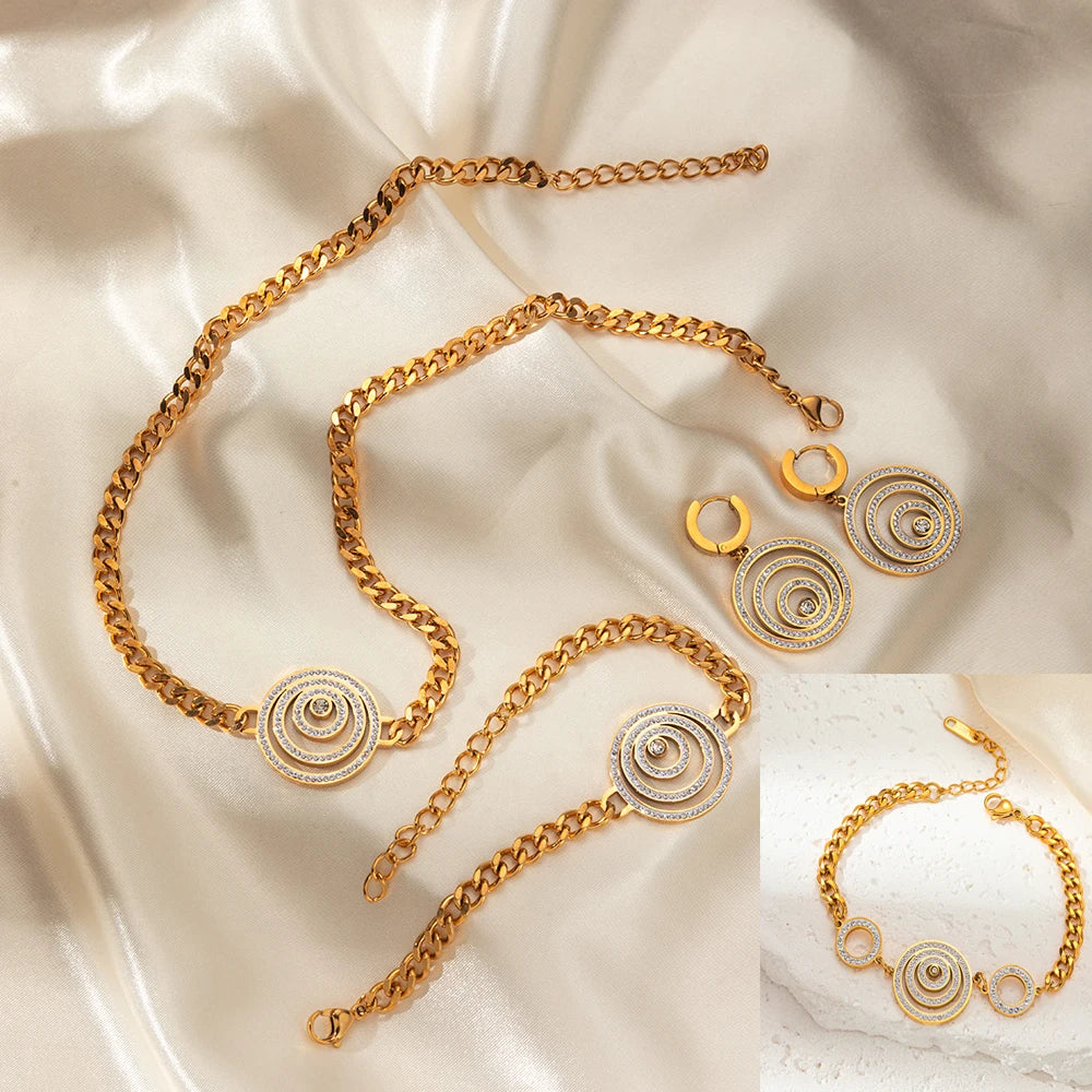 Vortex Pattern Jewelry Set