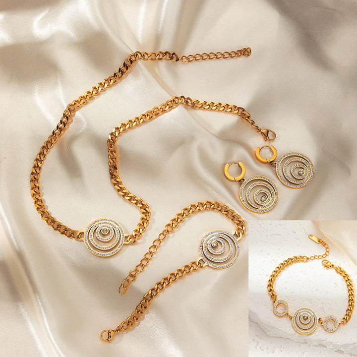 Vortex Pattern Jewelry Set