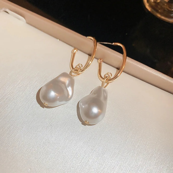 Camille Pearl Drop Earrings