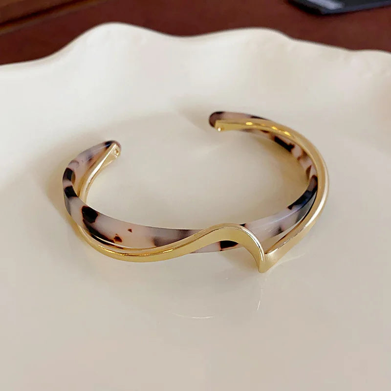 Adriana Wave Frame Bracelet