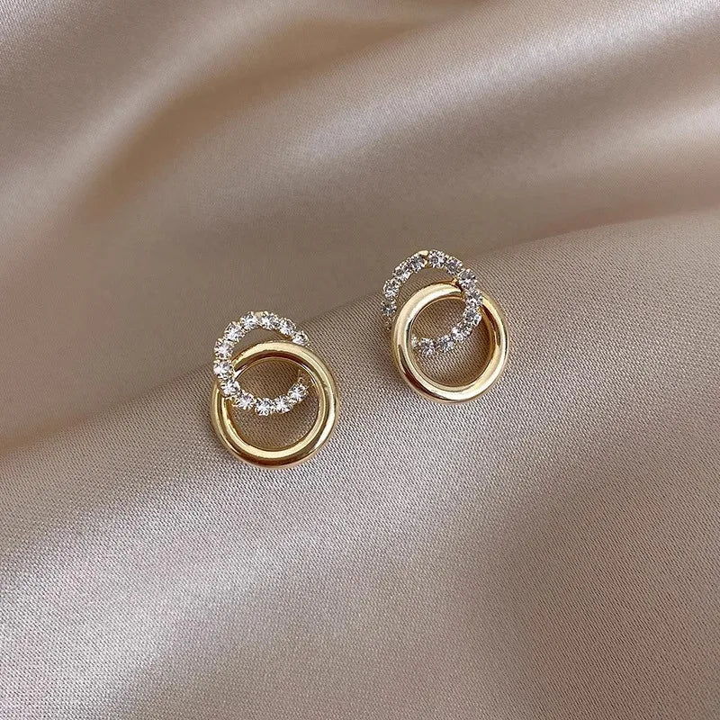 Velora Interlock Stud Earrings