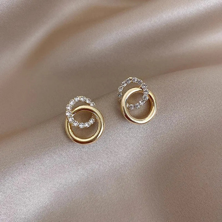 Velora Interlock Stud Earrings