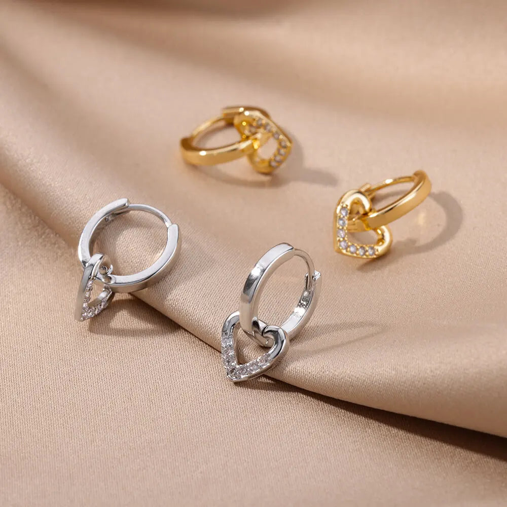 Colette Hollow Heart Drops