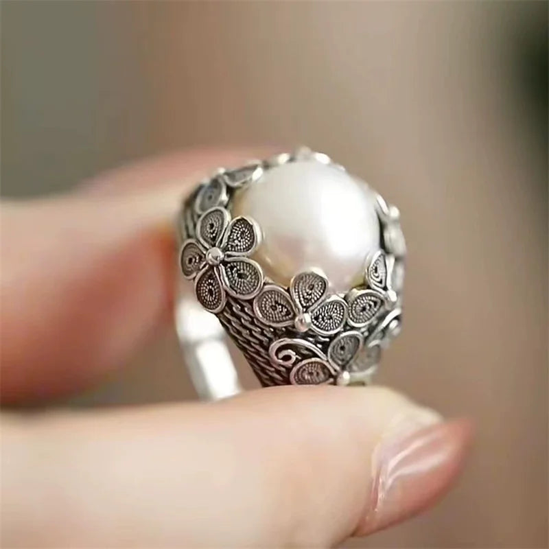 Vintage Pearl Beauty Ring