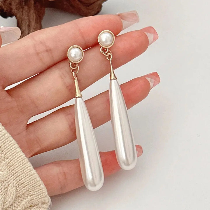 Livia Pearl Teardrop Earrings