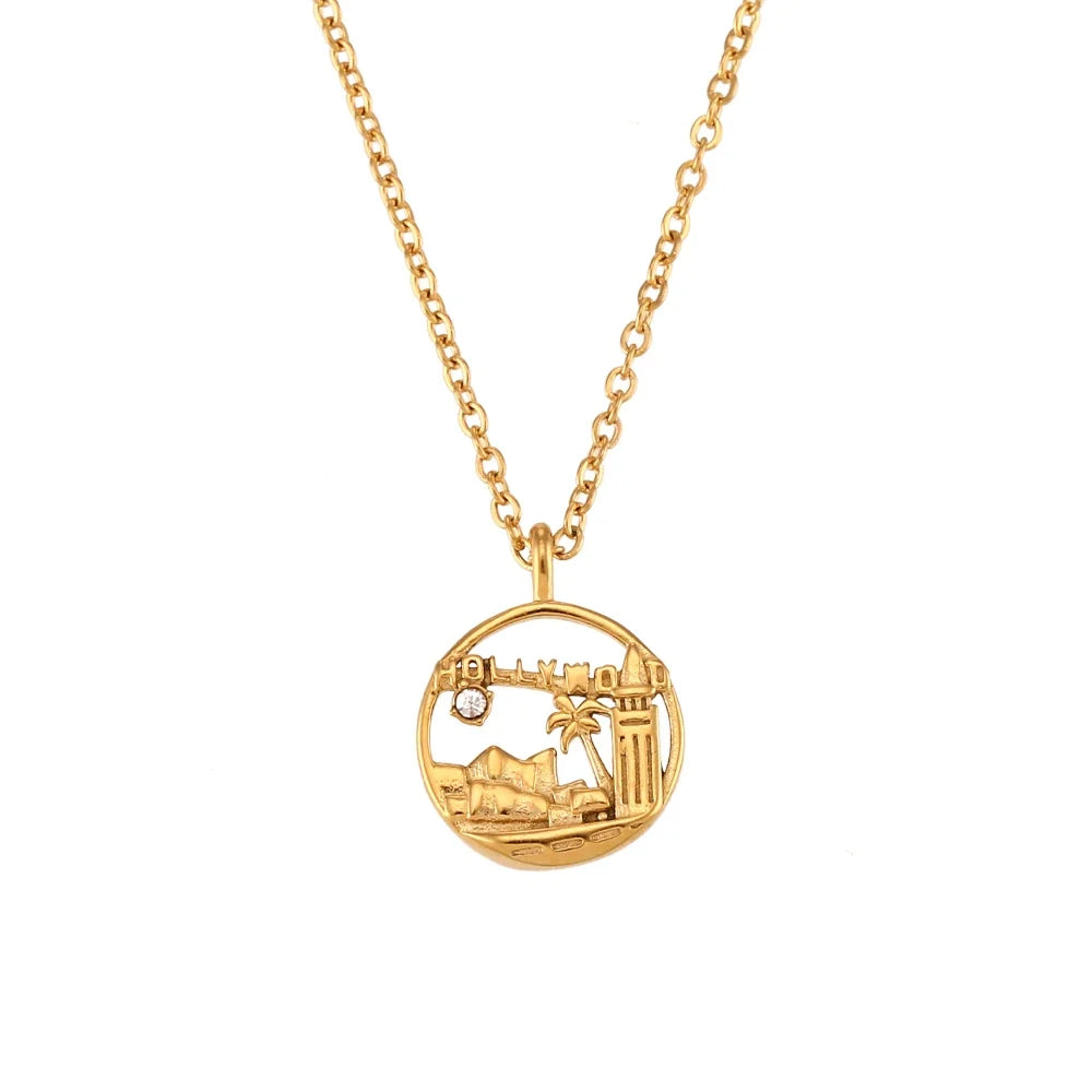 18k City Necklaces