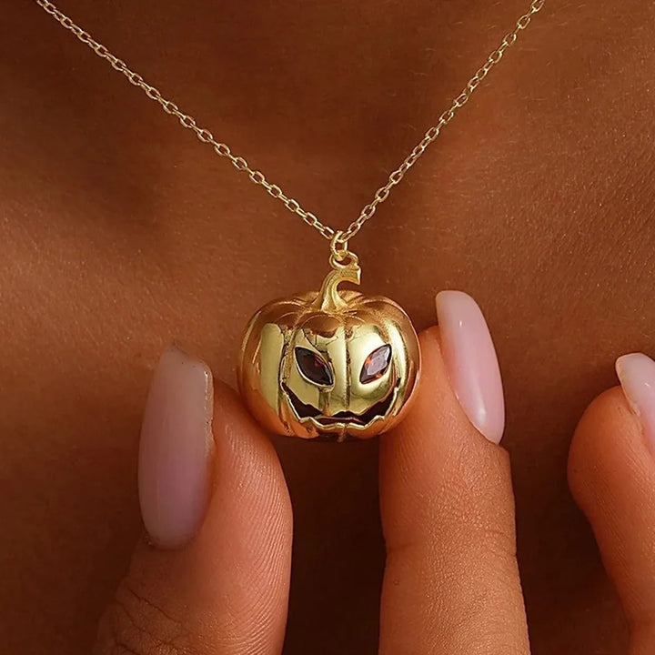 18K Gold Plated Pumpkin Necklace
