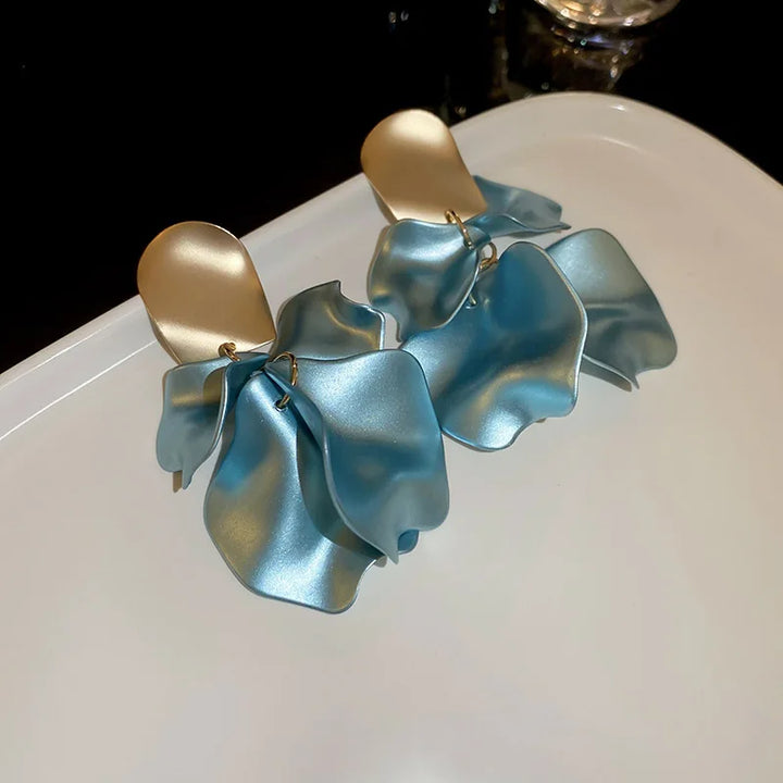 Ravella Scarlet Petal Earrings