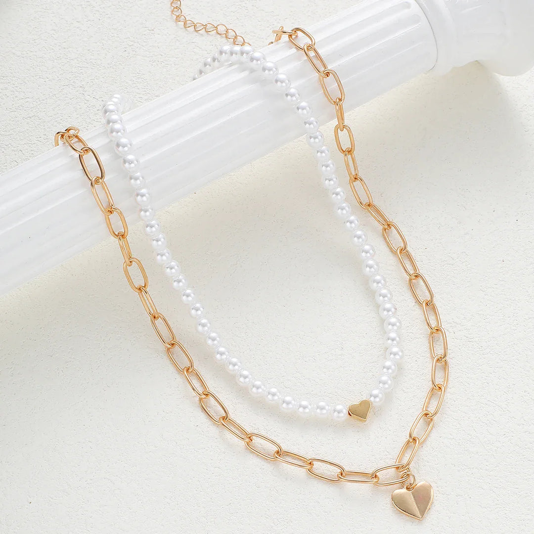 The Eternal Grace Pearl & Gold Duo