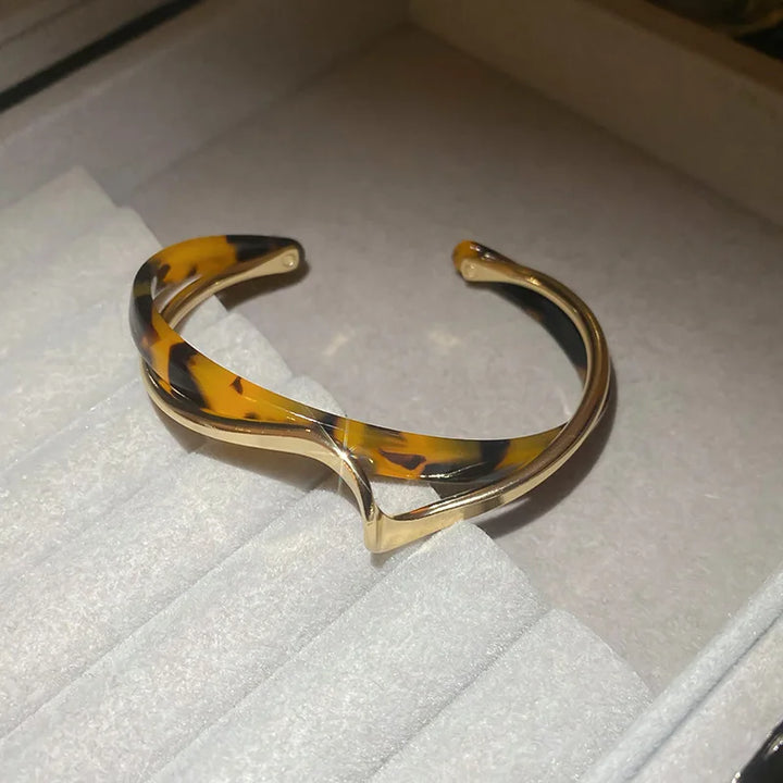 Adriana Wave Frame Bracelet
