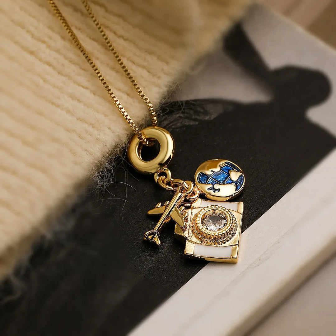 Travel Charm Necklace