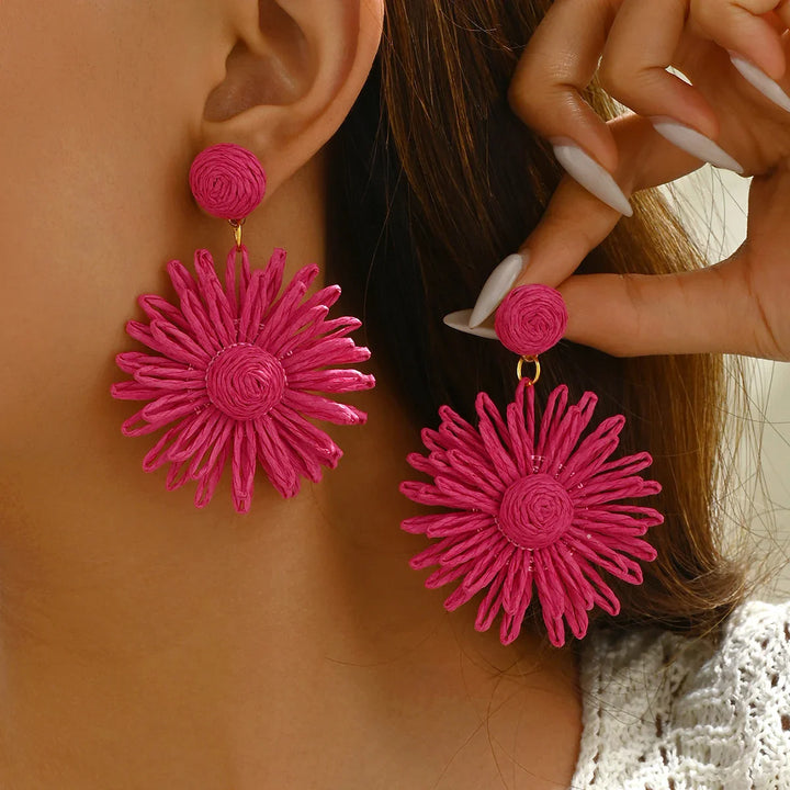 Azmara Sunburst Statement Earrings