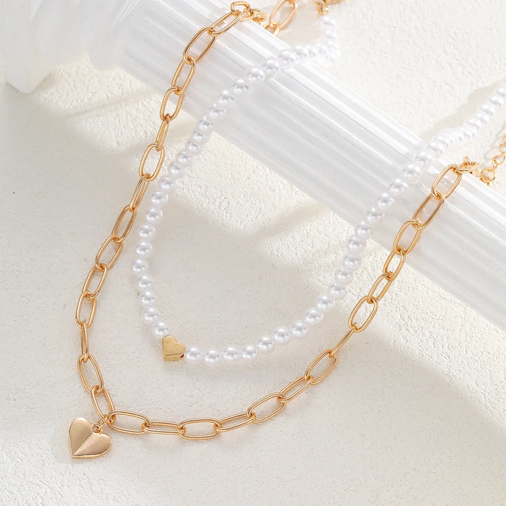 The Eternal Grace Pearl & Gold Duo
