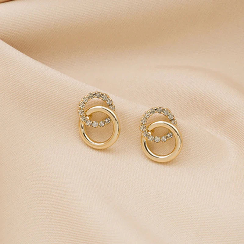 Velora Interlock Stud Earrings