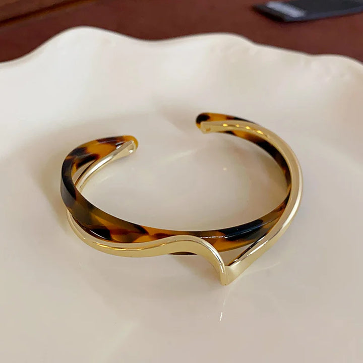 Adriana Wave Frame Bracelet