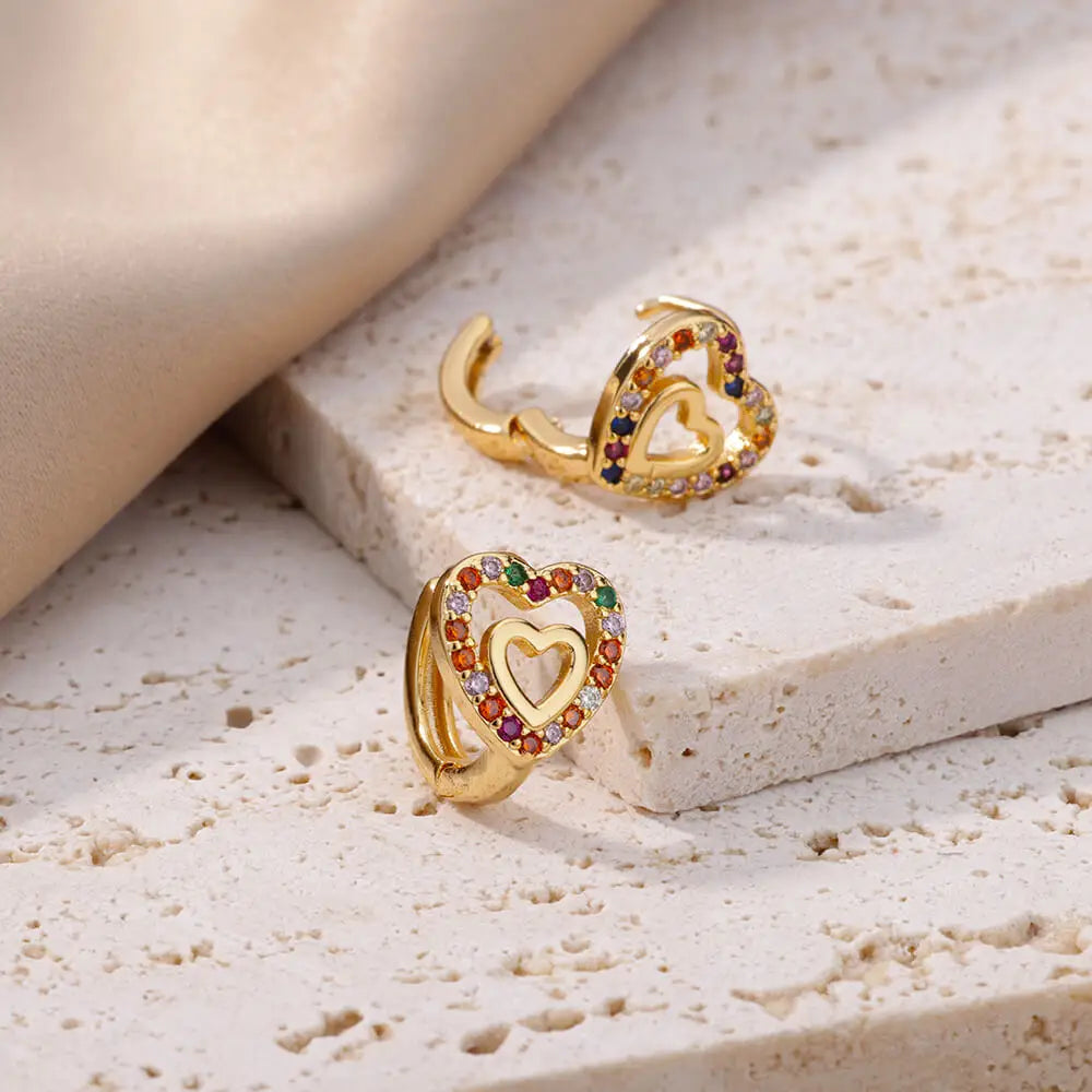 Colette Hollow Heart Drops