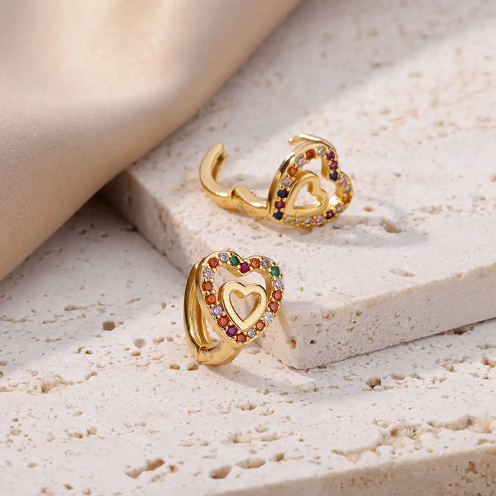 Colette Hollow Heart Drops