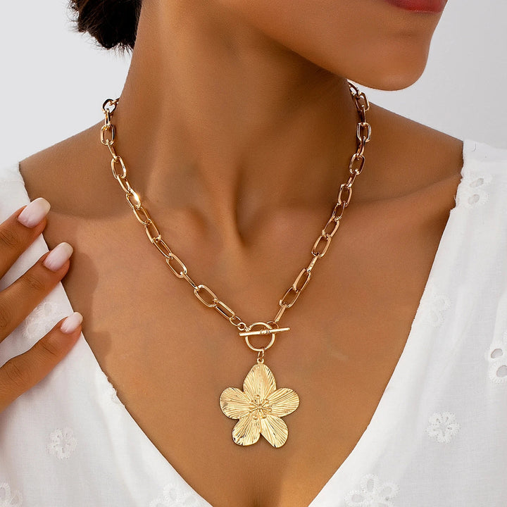 Ardelle Luxe Petal Drop Pendant Necklace