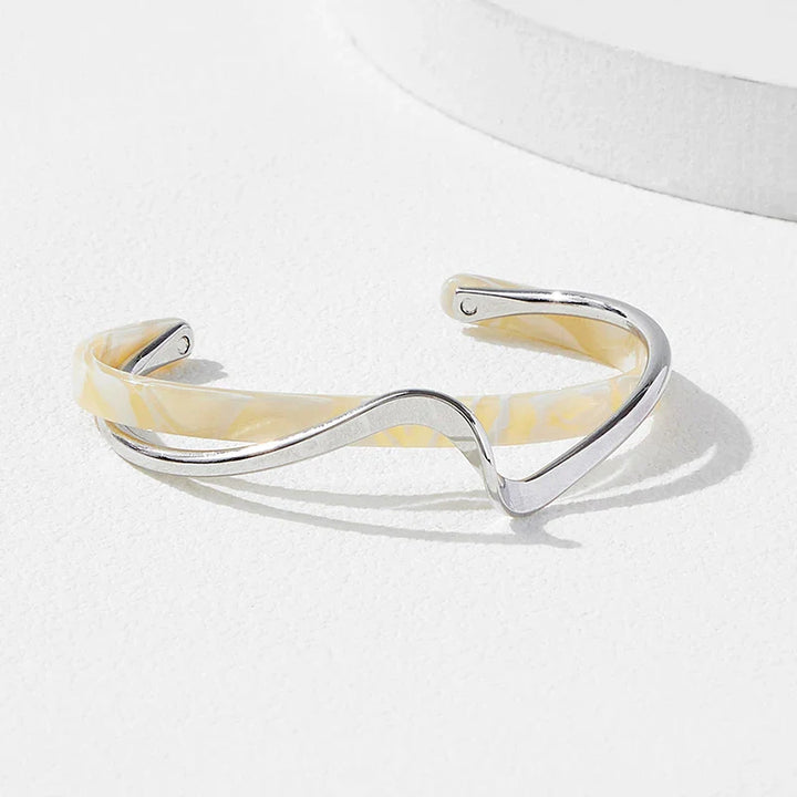 Adriana Wave Frame Bracelet