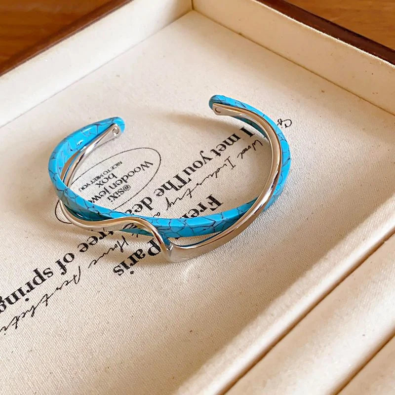 Adriana Wave Frame Bracelet
