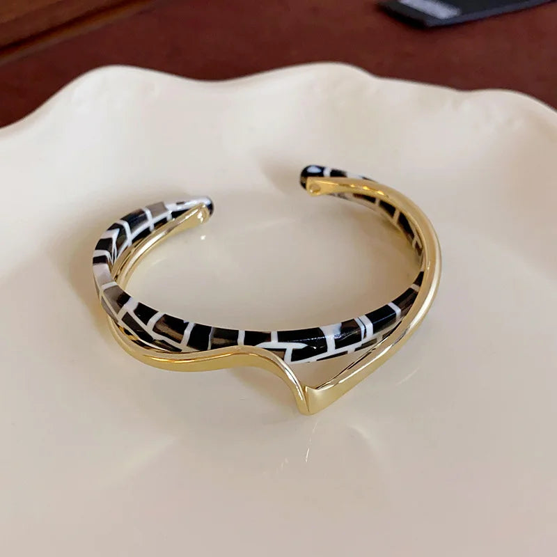 Adriana Wave Frame Bracelet