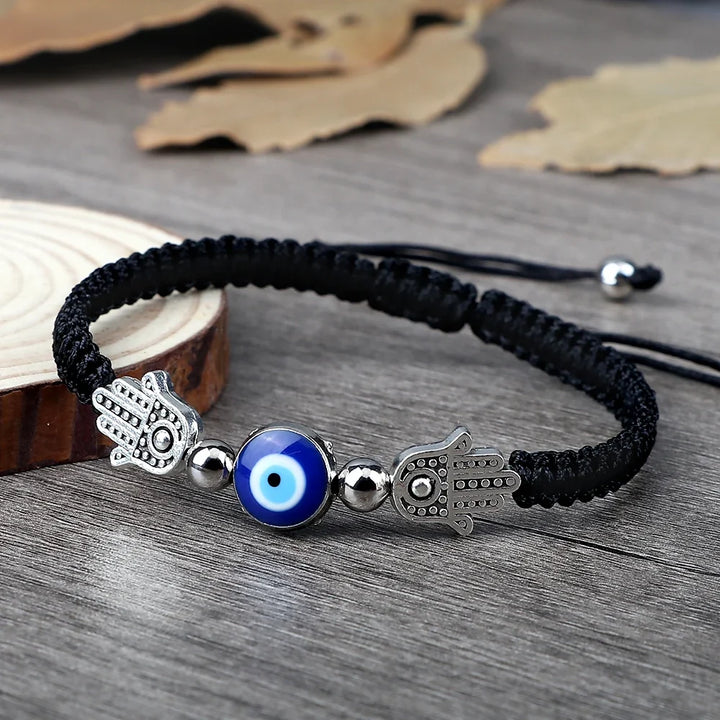 Braided Lucky Evil Eye Bracelets